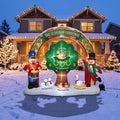 The Twelve Days of Christmas Colossal 10-Foot Illuminated Holiday Archway Inflatable Scene Christmas Decor Yard Prop