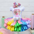 Roblox Girls Gamer Tutu Set Girls Personalized Custom Rainbow Ribbon Sewn Trim Tutu Outfit Dress Theme Cake Smash Birthday Party
