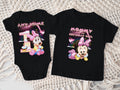 Baby Minnie Personalized Custom Black Family T-Shirt or Onesie Pack Theme Cake Smash Birthday Party