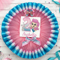 Bubble Guppies Molly Tutu Set Girls Personalized Custom Pink Blue Ribbon Sewn Trim Tutu Outfit Dress Theme Cake Smash Birthday Party
