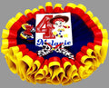 Toy Story Jessie Cowgirl Tutu Set Girls Personalized Custom Blue Red Yellow Ribbon Sewn Trim Tutu Outfit Dress Theme Cake Smash Birthday Party