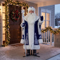 6' Christmas Ded Moroz Figure Music Lights Motion Sensor Christmas Home Decor Accent Yard Prop