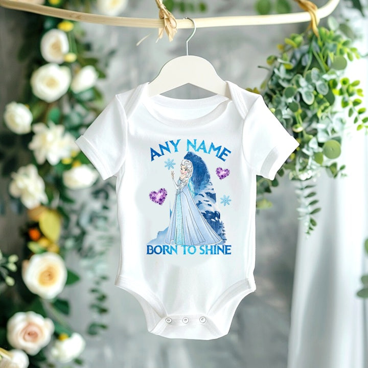 Frozen Princess Elsa Tutu Set Girls Personalized Custom Blue Tutu Outfit Dress Theme Cake Smash Party