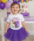 Gabby's Dollhouse Kitties Tutu Set Girls Personalized Custom Purple 3 Layer Tutu Outfit Dress Theme Cake Smash Birthday Party