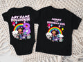 Gabby's Dollhouse Kitties Personalized Custom Black Family T-Shirt or Onesie Pack Theme Cake Smash Birthday Party