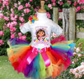 Gabby's Dollhouse Tutu Set Girls Personalized Custom Rainbow Knots Tutu Outfit Dress Theme Cake Smash Party