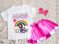 Gabby's Dollhouse Kitties Tutu Set Girls Personalized Custom Hot Pink White Pink Ribbon Tutu Outfit Dress Theme Cake Smash Party