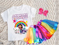 Gabby's Dollhouse Kitties Tutu Set Girls Personalized Custom Rainbow Ribbon Tutu Outfit Dress Theme Cake Smash Party