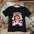 Gabby's Dollhouse Personalized Custom Black T-Shirt or Onesie Theme Cake Smash Party