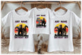 Godzilla Personalized Custom White Family T-Shirt or Onesie Pack Theme Cake Smash Birthday Party