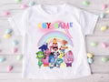 Inside Out Personalized Custom White T-Shirt or Onesie Theme Cake Smash Party