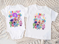 Inside Out Personalized Custom White Family T-Shirt or Onesie Pack Theme Cake Smash Birthday Party