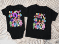 Inside Out Personalized Custom Black Family T-Shirt or Onesie Pack Theme Cake Smash Birthday Party