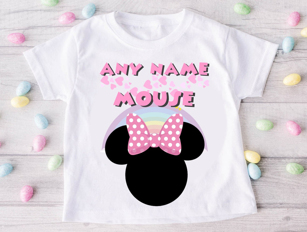 Minnie Mouse Pink Bow Tutu Set Girls Personalized Custom Black Pink Tutu Outfit Dress Theme Cake Smash Party