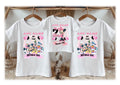 Minnie Mouse Personalized Custom White Family T-Shirt or Onesie Pack Theme Cake Smash Birthday Party
