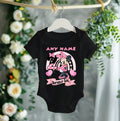 Minnie Mouse Personalized Custom Black T-Shirt or Onesie Theme Cake Smash Birthday Party