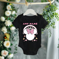 Minnie Mouse Ears Pink Bow Personalized Custom Black T-Shirt or Onesie Theme Cake Smash Party