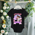 Monsters Inc Boo Personalized Custom Black T-Shirt or Onesie Theme Cake Smash Birthday Party