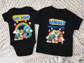 Pupstruction Personalized Custom Black Family T-Shirt or Onesie Pack Theme Cake Smash Birthday Party