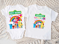 Sesame Street Chibi Cute Personalized Custom White Family T-Shirt or Onesie Pack Theme Cake Smash Birthday Party