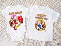 Sonic the Hedgehog Amy Rose Personalized Custom White Family T-Shirt or Onesie Pack Theme Cake Smash Birthday Party