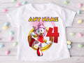 Sonic the Hedgehog Amy Rose Personalized Custom White T-Shirt or Onesie Theme Cake Smash Birthday Party