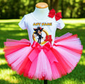 Sonic the Hedgehog Shadow Tutu Set Girls Personalized Custom Hot Pink Red Pink Tutu Outfit Dress Theme Cake Smash Birthday Party