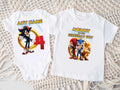 Sonic the Hedgehog Shadow Personalized Custom White Family T-Shirt or Onesie Pack Theme Cake Smash Birthday Party