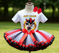 Sonic the Hedgehog Shadow Tutu Set Girls Personalized Custom White Black Red Ribbon Sewn Trim Tutu Outfit Dress Theme Cake Smash Party