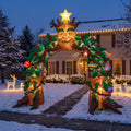 10-Foot Giant Outdoor Illuminated Walkthrough The Christmas Tree Spirit (Evergreen Enchantment) Inflatable Archway Christmas Decor