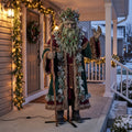 6' Christmas Yule & The Winter Solstice The Holly King Figure Music Lights Motion Sensor Christmas Home Decor Accent Yard Prop