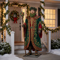 6' Christmas The Holly and the Ivy The Holly Prince Figure Music Lights Motion Sensor Christmas Home Decor Accent Yard Prop