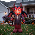 6' The Underworld Tormenting Imp Demon Yard Halloween Inflatable Blow Up Decor Prop