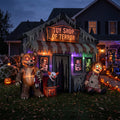 Massive 8-Foot-Tall Toy Shop of Terror Colossal Multi-Tiered Halloween Yard Inflatable Scene Decor Prop