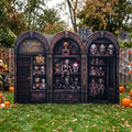 7.2ft Toy Shop of Terror Theme Halloween Arch Fabric Backdrop Cover - Multi-Panel Event Backdrop Decor Prop