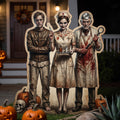 Life Size Abandoned Asylum Hospital Characters Premium Freestanding Halloween Cutouts Yard Sign Decor Party Prop