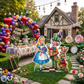 Life Size Alice in Wonderland Character Premium Freestanding Cutouts Yard Sign Decor Party Prop