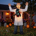 6' Alien Invasion / Area 51 Alien Parasite Host Yard Halloween Inflatable Blow Up Decor Prop