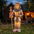 6' Ancient Egyptian Tomb High Priest Mummy Yard Halloween Inflatable Blow Up Decor Prop