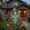 Life Size Alien Invasion Area 51 Premium Freestanding Halloween Cutouts Yard Sign Decor Party Prop