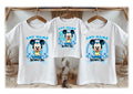 Baby Mickey Mouse Personalized Custom White Family T-Shirt or Onesie Pack Theme Cake Smash Birthday Party