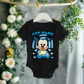 Baby Mickey Mouse Personalized Custom Black T-Shirt or Onesie Theme Cake Smash Party