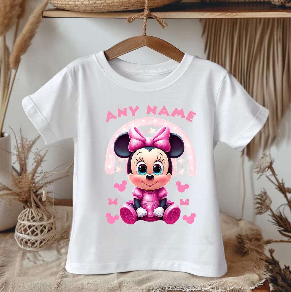 Baby Minnie Mouse Tutu Set Girls Personalized Custom Pink Tutu Outfit Dress Theme Cake Smash Party