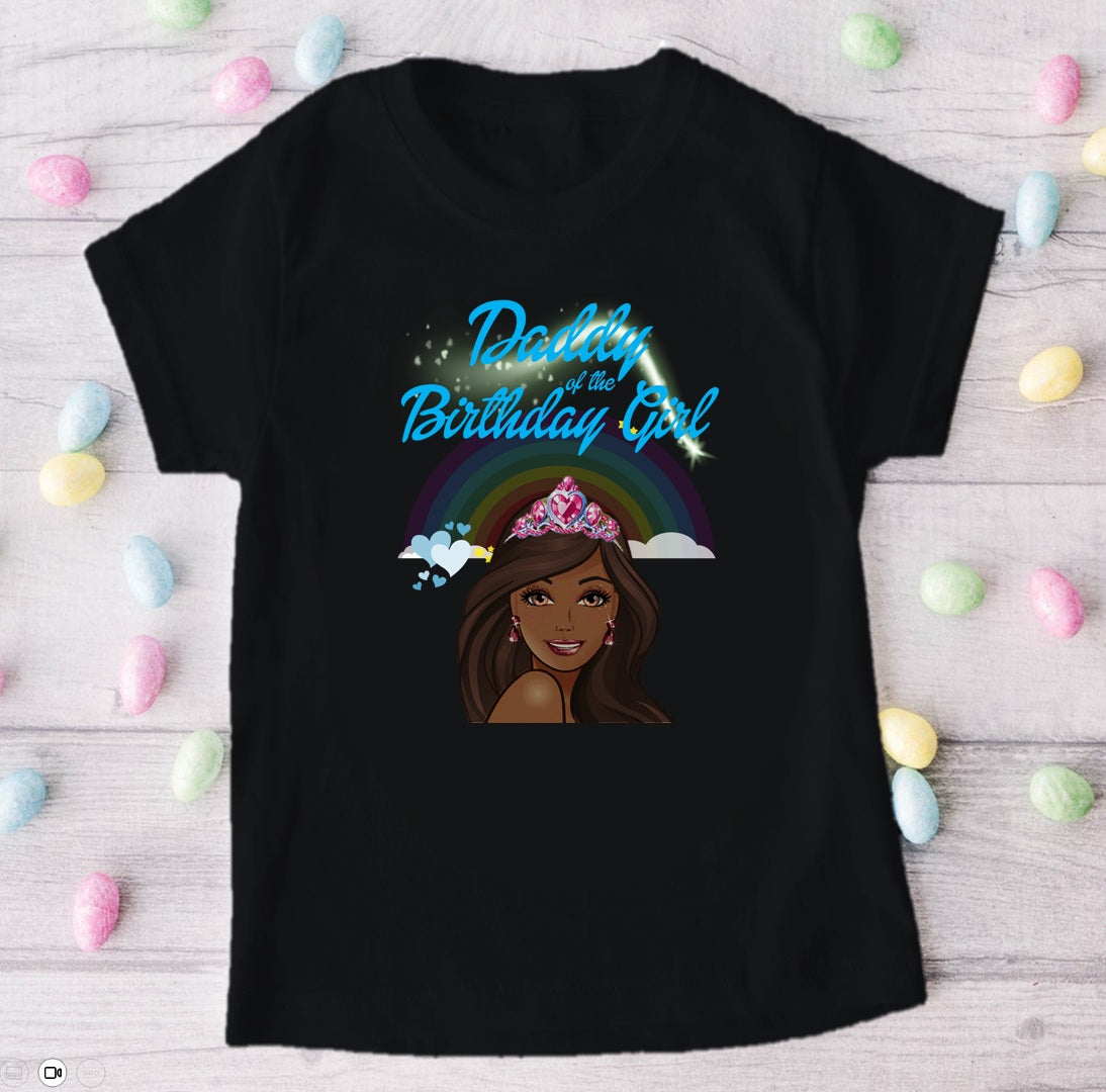 Barbie Face Black Girl Personalized Custom Black Family T-Shirt or Onesie Pack Theme Cake Smash Birthday Party