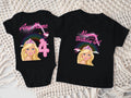 Barbie Face Blonde Girl Personalized Custom Black Family T-Shirt or Onesie Pack Theme Cake Smash Birthday Party