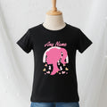 Barbie Face Silhouette Personalized Custom Black T-Shirt or Onesie Theme Cake Smash Party