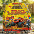 (Pack of 6) Blaze and The Monster Machines Custom Personalized Birthday Party Favor Gable Treat Boxes