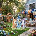 Life Size Bluey Character Premium Freestanding Cutouts Yard Sign Decor Party Prop