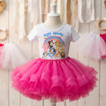 Bluey Bingo and Friends Tutu Set Girls Personalized Custom Hot Pink Tutu Outfit Dress Theme Cake Smash Party