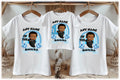Boss Baby Black Boy Afro Personalized Custom White Family T-Shirt or Onesie Pack Theme Cake Smash Birthday Party